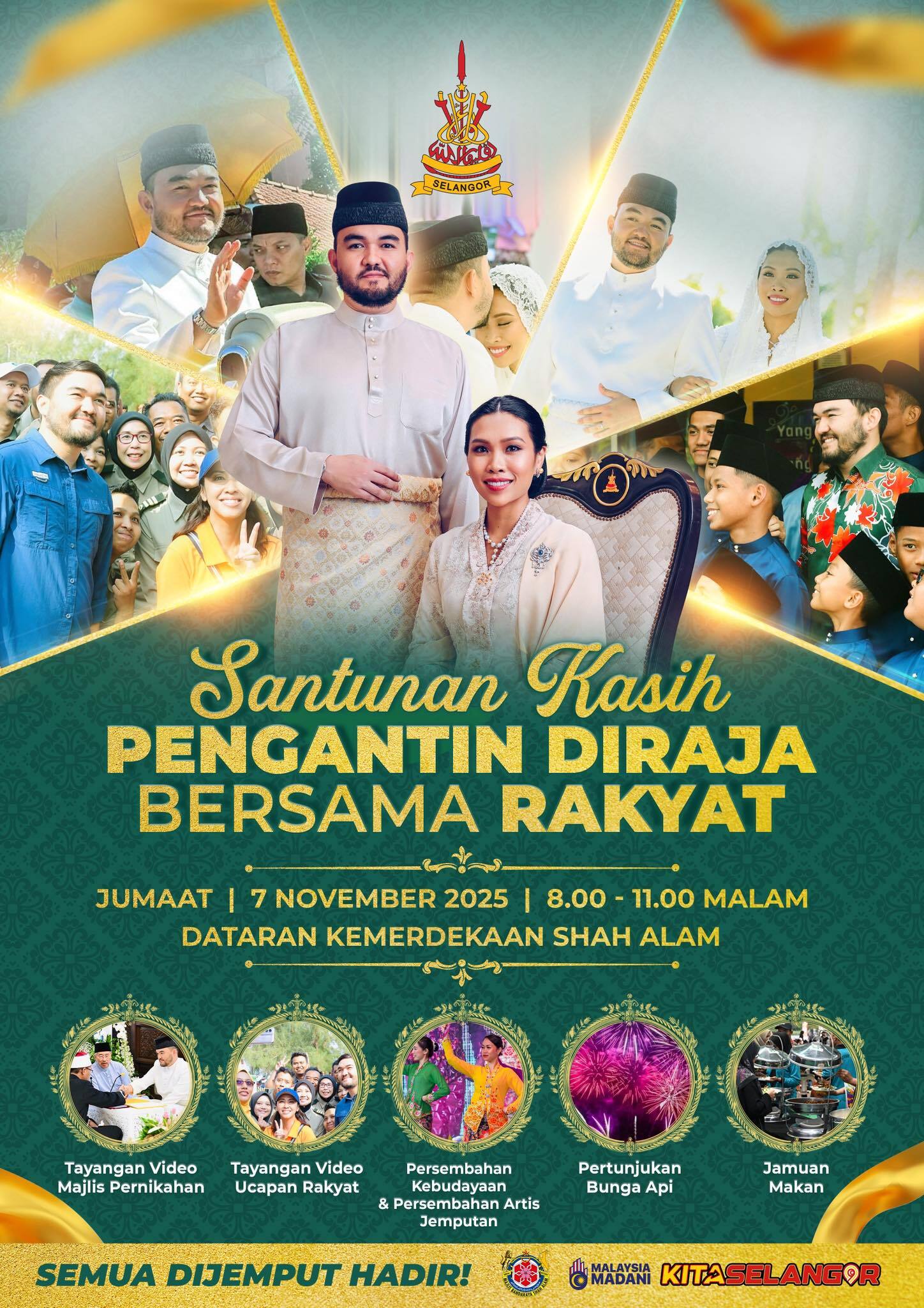Majlis Santunan Kasih Pengantin Diraja Bersama Rakyat Majlis Santunan Kasih Pengantin Diraja Bersama Rakyat